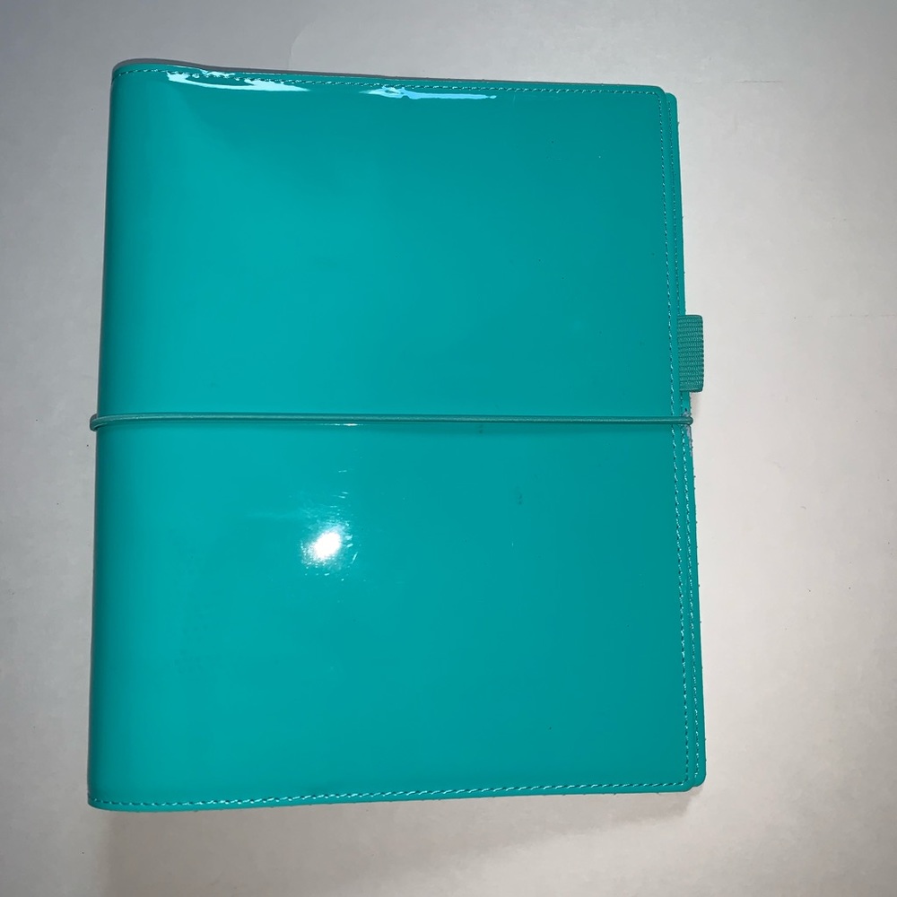 Filofax Turquoise Domino A5 Patent Planner